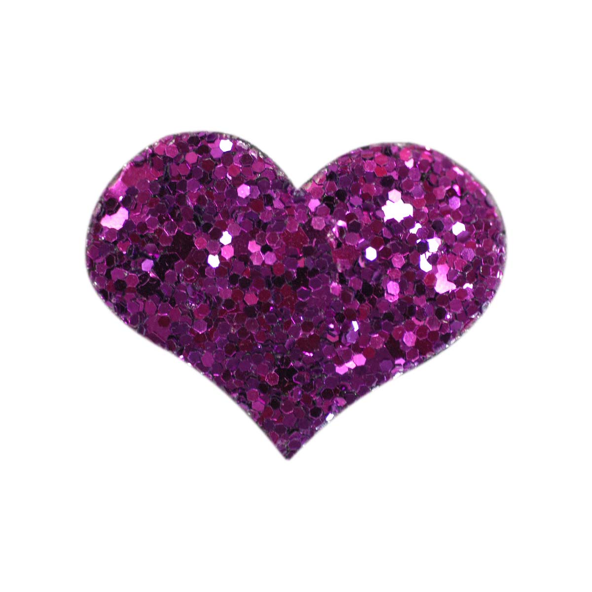 Hårspänne hjärta m glitter