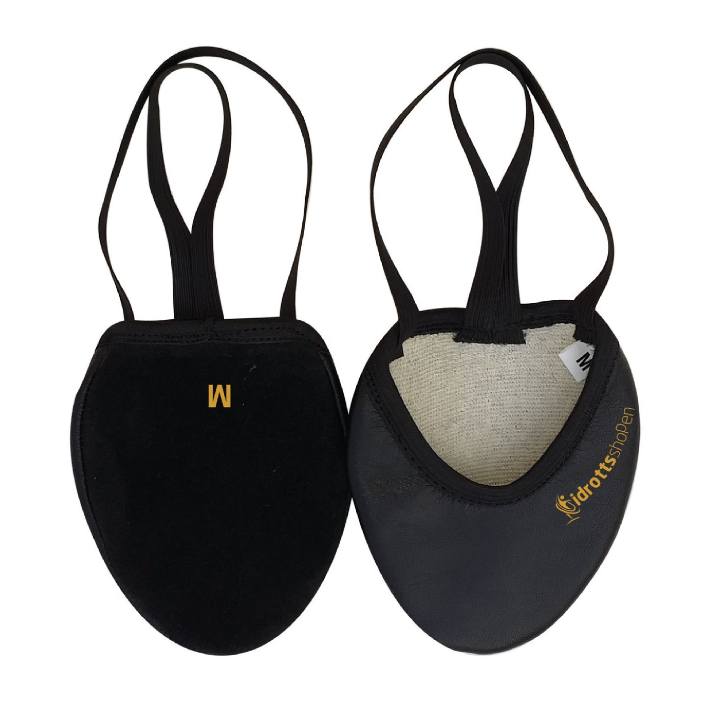 Halvsko i svart skinn, Idrottsshopen