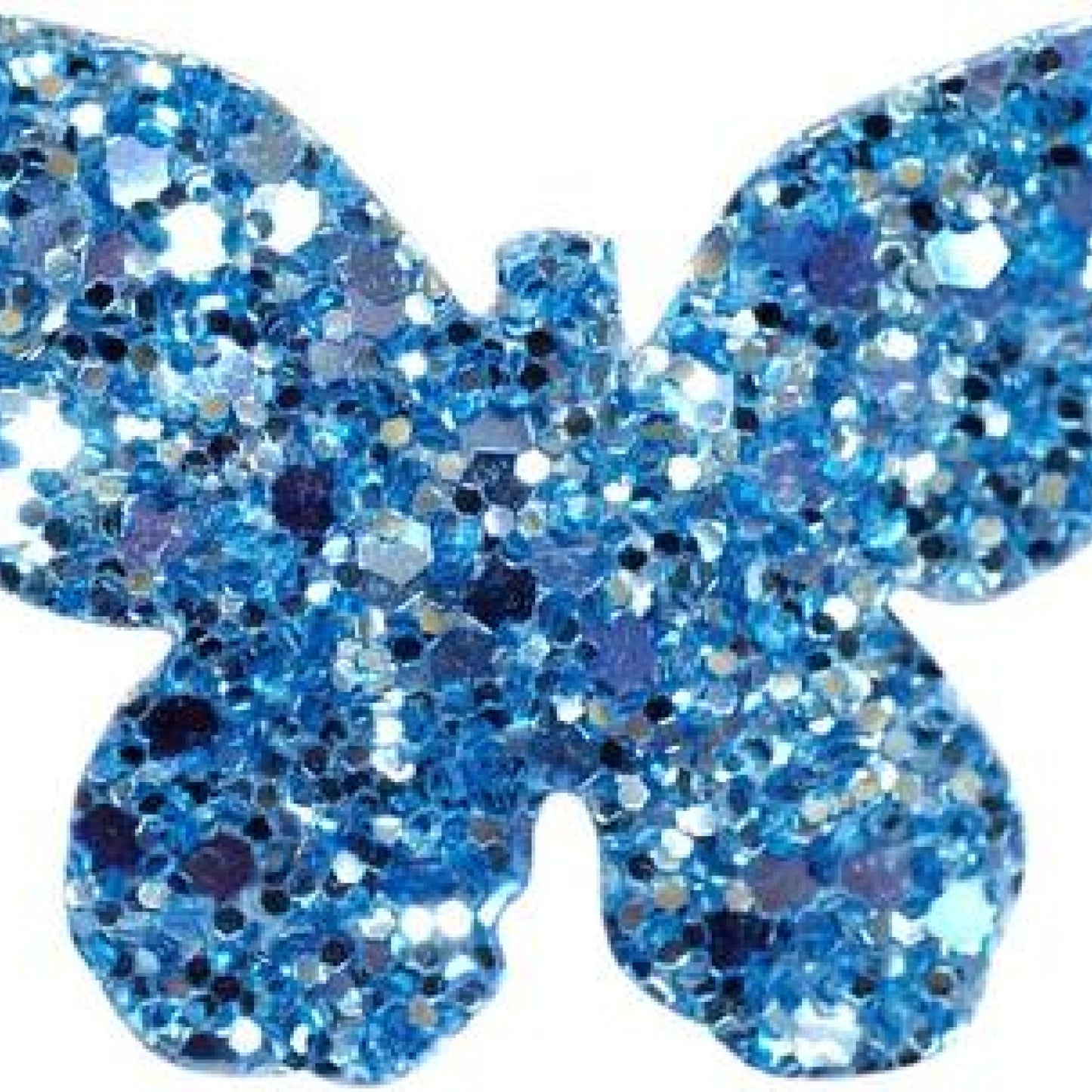 Hårspänne fjäril m glitter