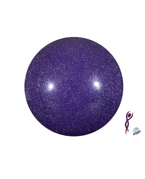 Boll, Silver line  Glitter, 18 cm, FIG Venturelli