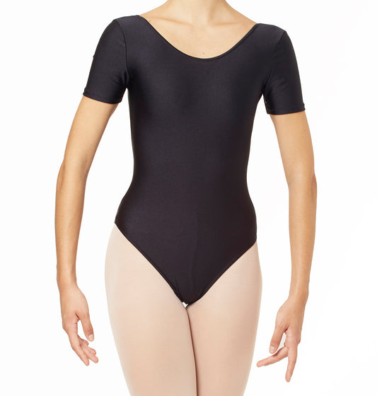 Dräkt i microfiber med kort ärm, svart